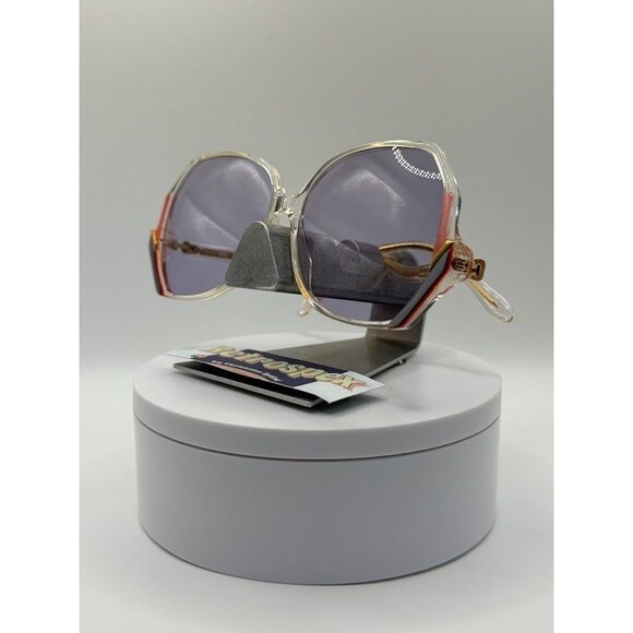 Vintage Oversize Sunglasses | NOS | Drop Temple Style | Oleg Cassini 1980s-1990s - Picture 3 of 10